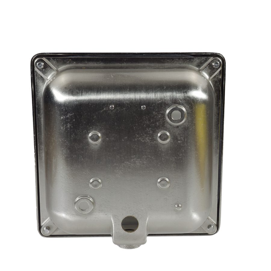 Brass Square Frosted Bulkhead IP64 - Satin Nickel 6215866